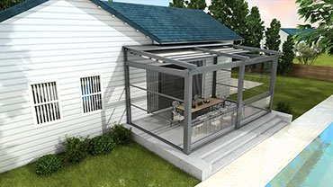 LT-05 Techno View Motorized Glazed Wall