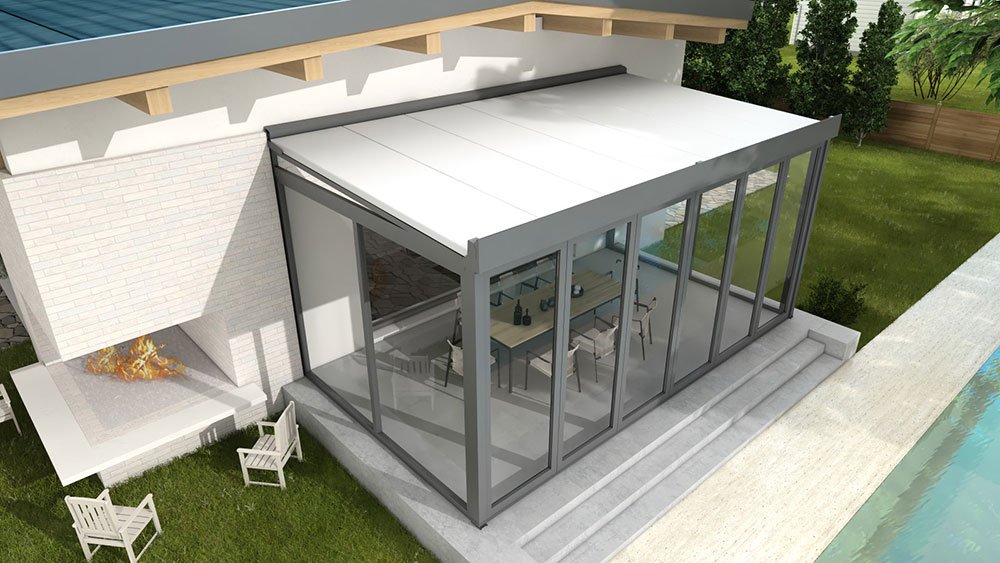 PR-08 Smooth Fold Glazed Wall